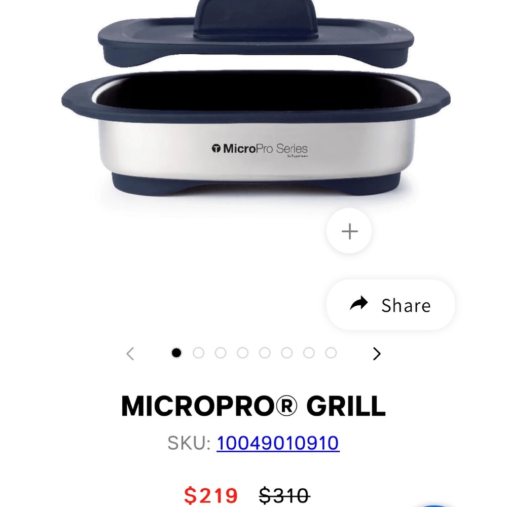 Tupperware MicroPro Series. Navy. Good condition. Dinnerware. Microwave safe.